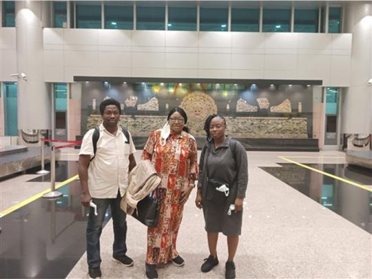 DELSU Delegates to National Taiwan Ocean University (NTOU), Prof. Rosemary Okoh (DVC Admin) Prof. Godfrey Akpojotor (Director, CRIP) and Dr. Esther Kadiene (Deputy Director, CRIP).The team left Nigeria on the 19th of Nov. 2022 & arrived 21st of Nov. 