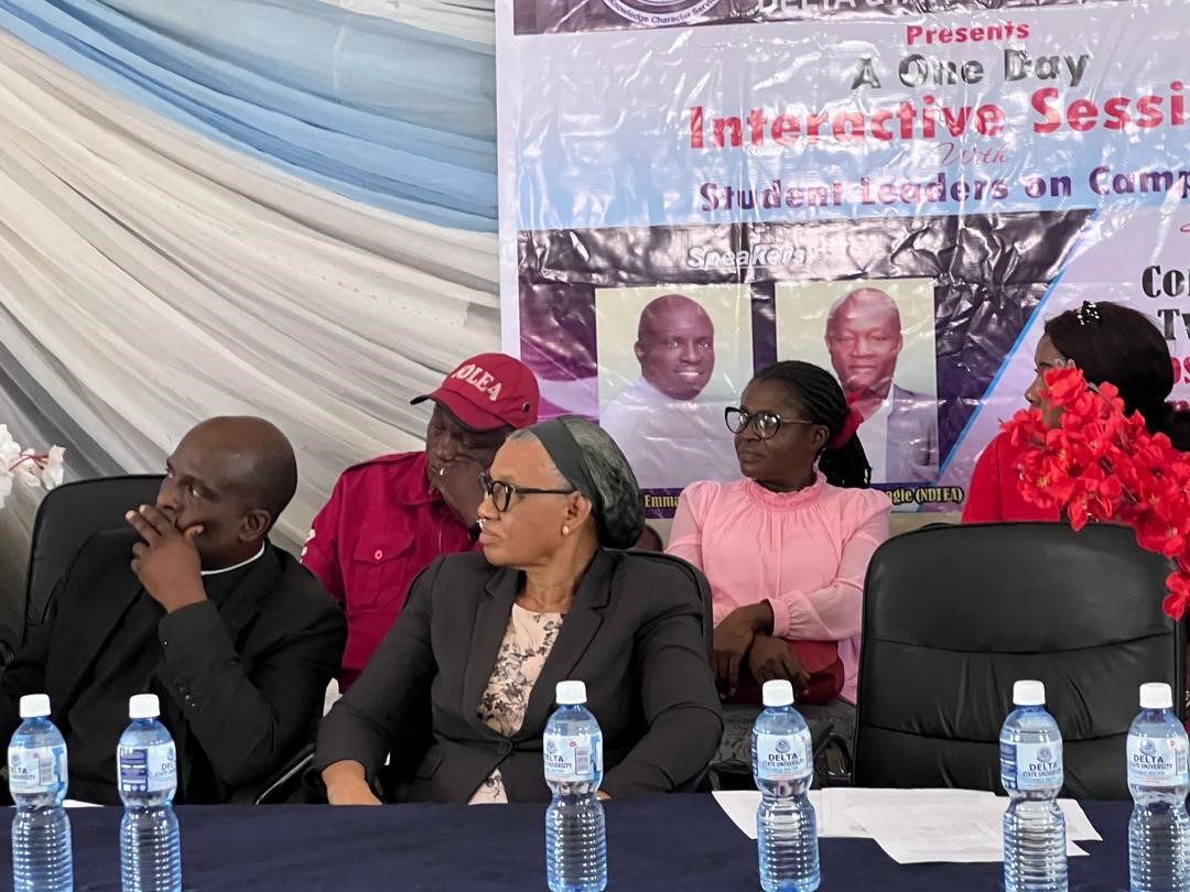 These photos were captured at an interactive session organised by the CGDS at DELSU as part of efforts to create awareness on drug abuse and mitigate its debilitating effects on campus