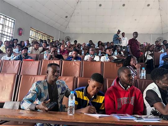 These photos were captured at an interactive session organised by the CGDS at DELSU as part of efforts to create awareness on drug abuse and mitigate its debilitating effects on campus