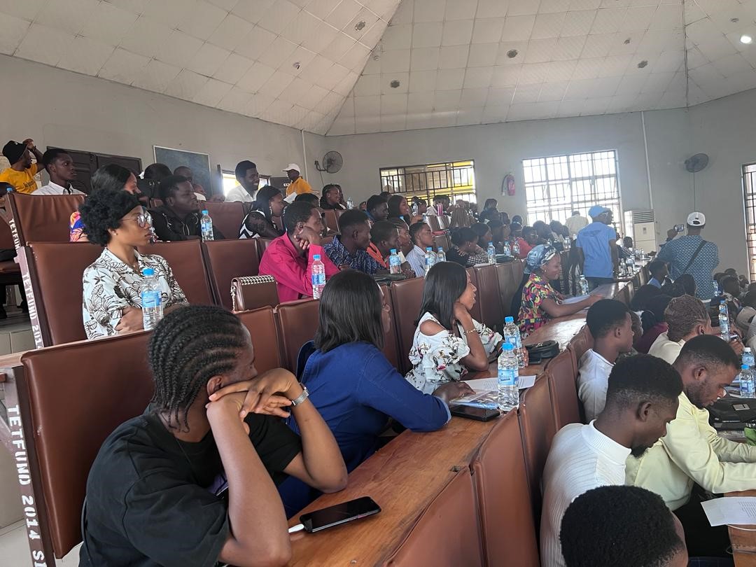 These photos were captured at an interactive session organised by the CGDS at DELSU as part of efforts to create awareness on drug abuse and mitigate its debilitating effects on campus