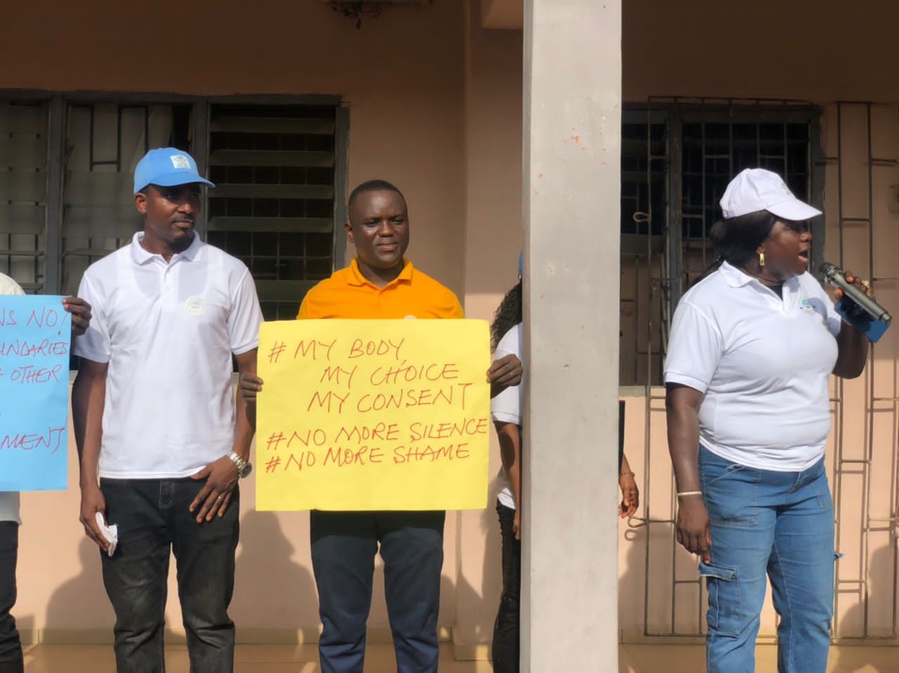 these photos capture precious moments from a sensitisation exercise carried by the CGDS Team in DELSU with the aim of creating better awareness and knowledge on sexual harassment among students in DELSU Secondary School, Abraka