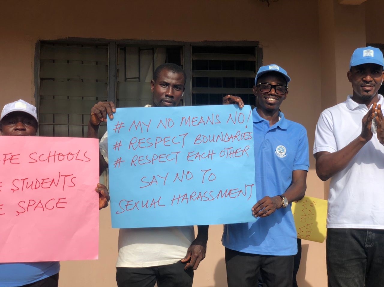 these photos capture precious moments from a sensitisation exercise carried by the CGDS Team in DELSU with the aim of creating better awareness and knowledge on sexual harassment among students in DELSU Secondary School, Abraka