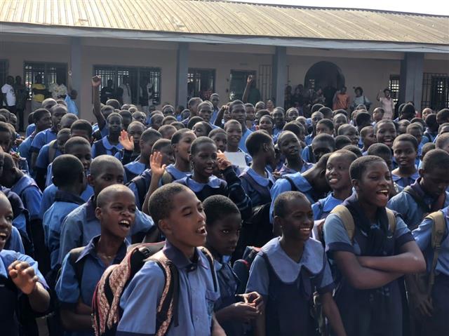 these photos capture precious moments from a sensitisation exercise carried by the CGDS Team in DELSU with the aim of creating better awareness and knowledge on sexual harassment among students in DELSU Secondary School, Abraka