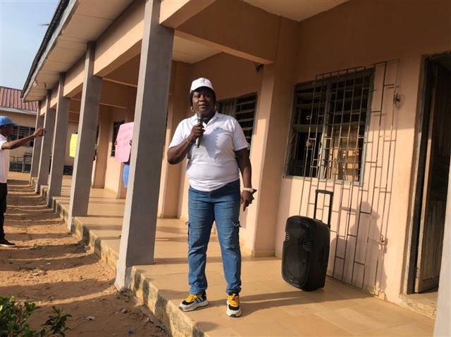 these photos capture precious moments from a sensitisation exercise carried by the CGDS Team in DELSU with the aim of creating better awareness and knowledge on sexual harassment among students in DELSU Secondary School, Abraka