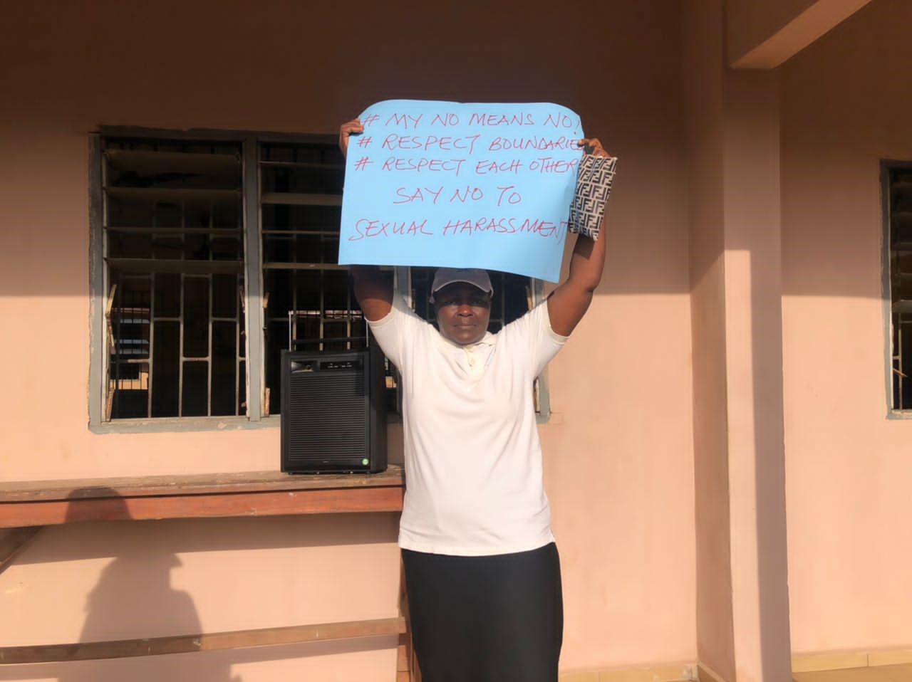 these photos capture precious moments from a sensitisation exercise carried by the CGDS Team in DELSU with the aim of creating better awareness and knowledge on sexual harassment among students in DELSU Secondary School, Abraka