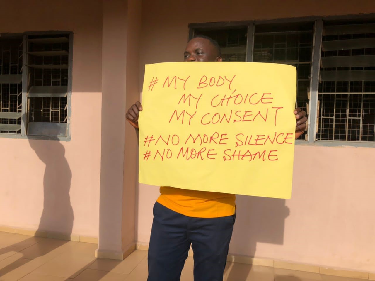 these photos capture precious moments from a sensitisation exercise carried by the CGDS Team in DELSU with the aim of creating better awareness and knowledge on sexual harassment among students in DELSU Secondary School, Abraka