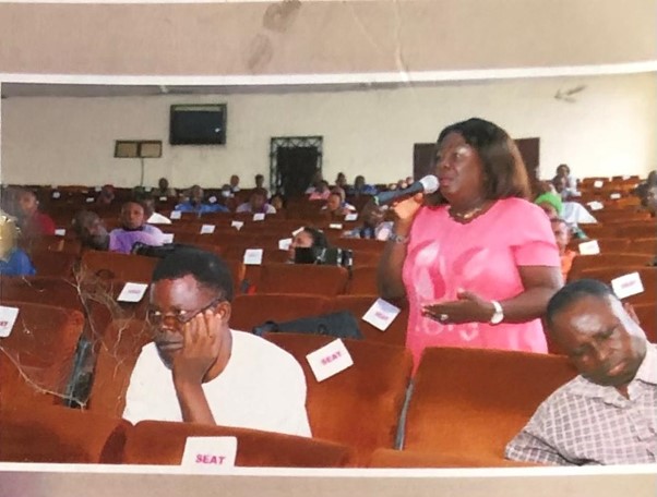 Cross-section of Participants at the one day DELSU- EFCC Sensitization workshop Feb. 24, 2022